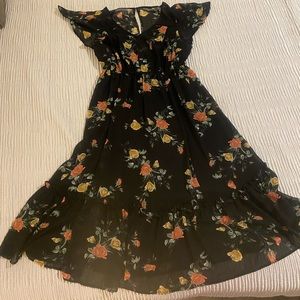 Torrid size 0 floral dress size large 10/12